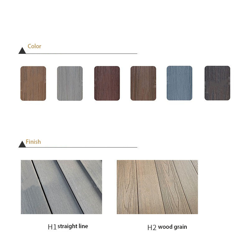 No Fade 176x18mm WPC Cladding Panel For Terrace And Wood Plastic Composite Board Brown For Project