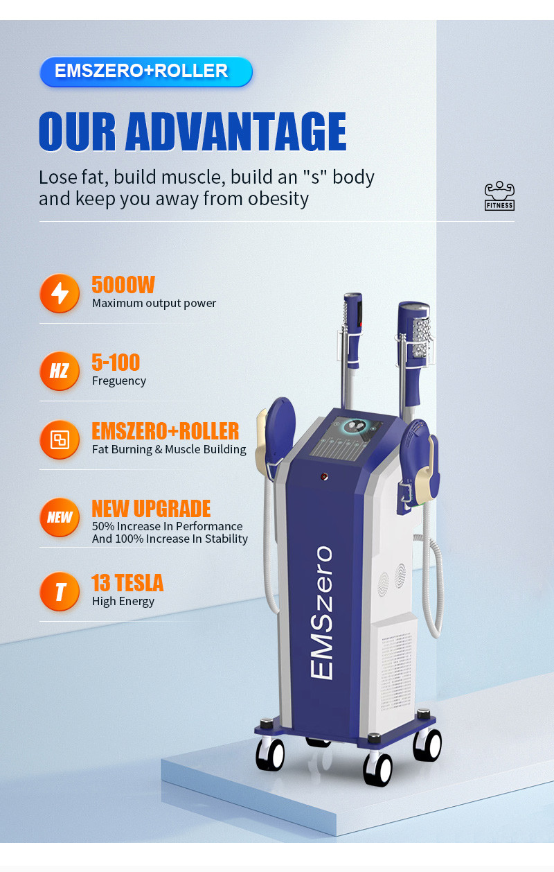 2 In 1 Muscle Sculptinging Machine Electro Magnetic Stimulate Body Slimming Equipment