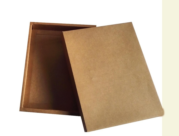 Eco Friendly Biodegradable Kraft Paper Custom Packaging Box Lid And Base Box