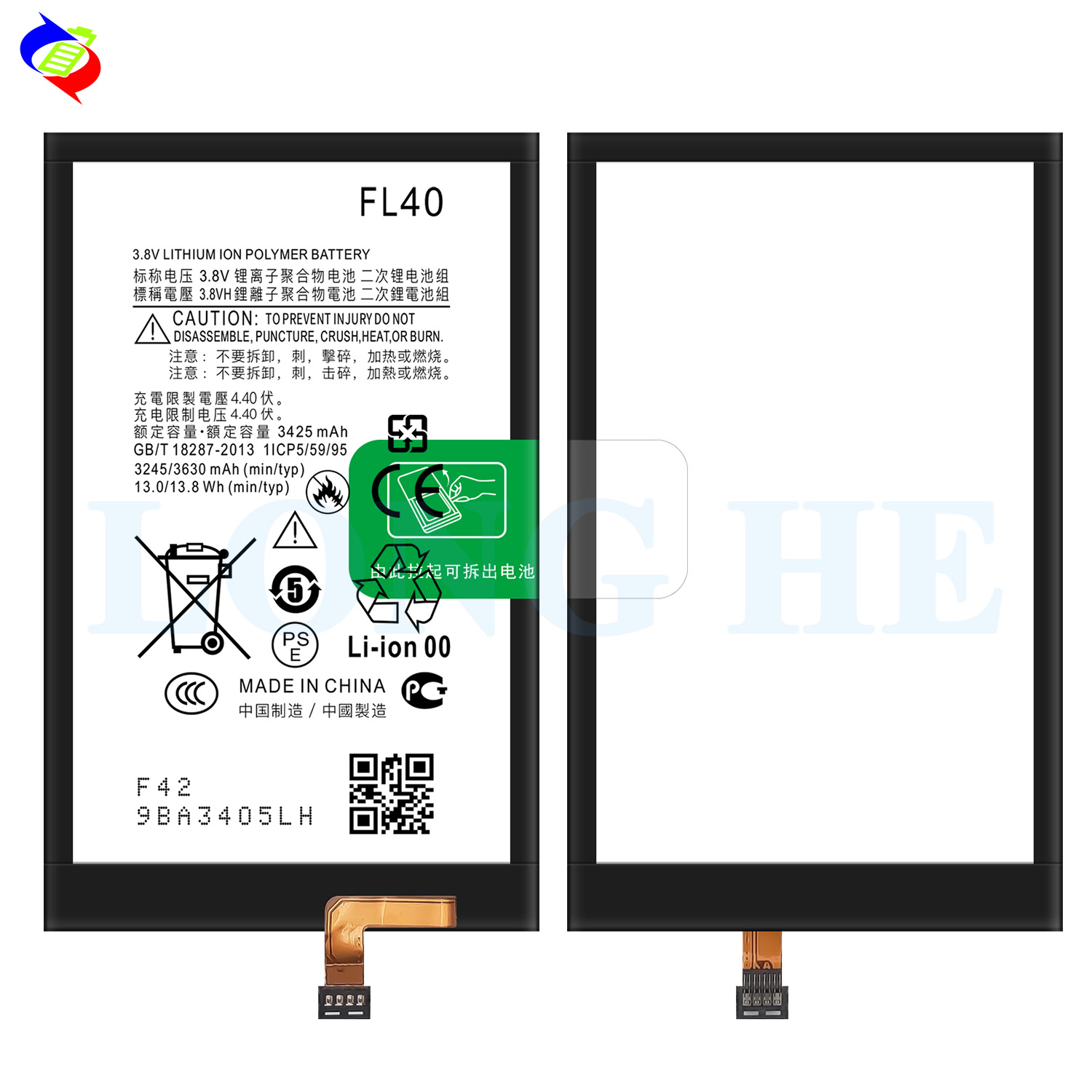 3630mAh FL40 Rechargeable Battery for MOTO X Play Dual XT1565B XT1563 XT1564 XT1562