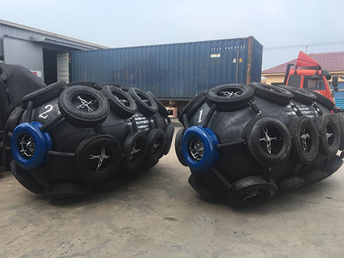 Dia 1000mm Explosion Proof Pneumatic Marine Inflatable Fender With Safety Valve