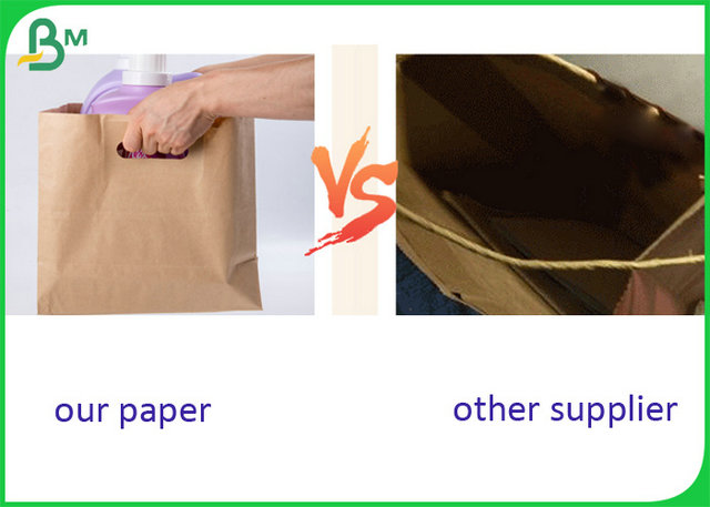 80g 90g Strong Bearing capacity Brown Kraft Paper For satchel bag 