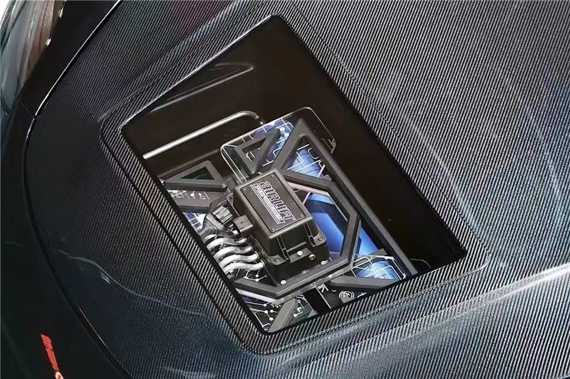 146cm Model 3 Tesla Body Kit Plastic Transparent Carbon Fiber Hood