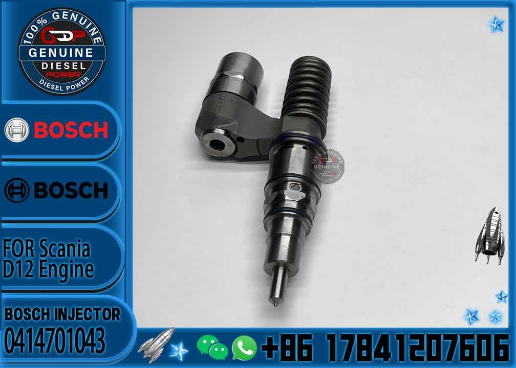 Genuine unit fuel injector 0414701066 0414701044 For Scania 1805344