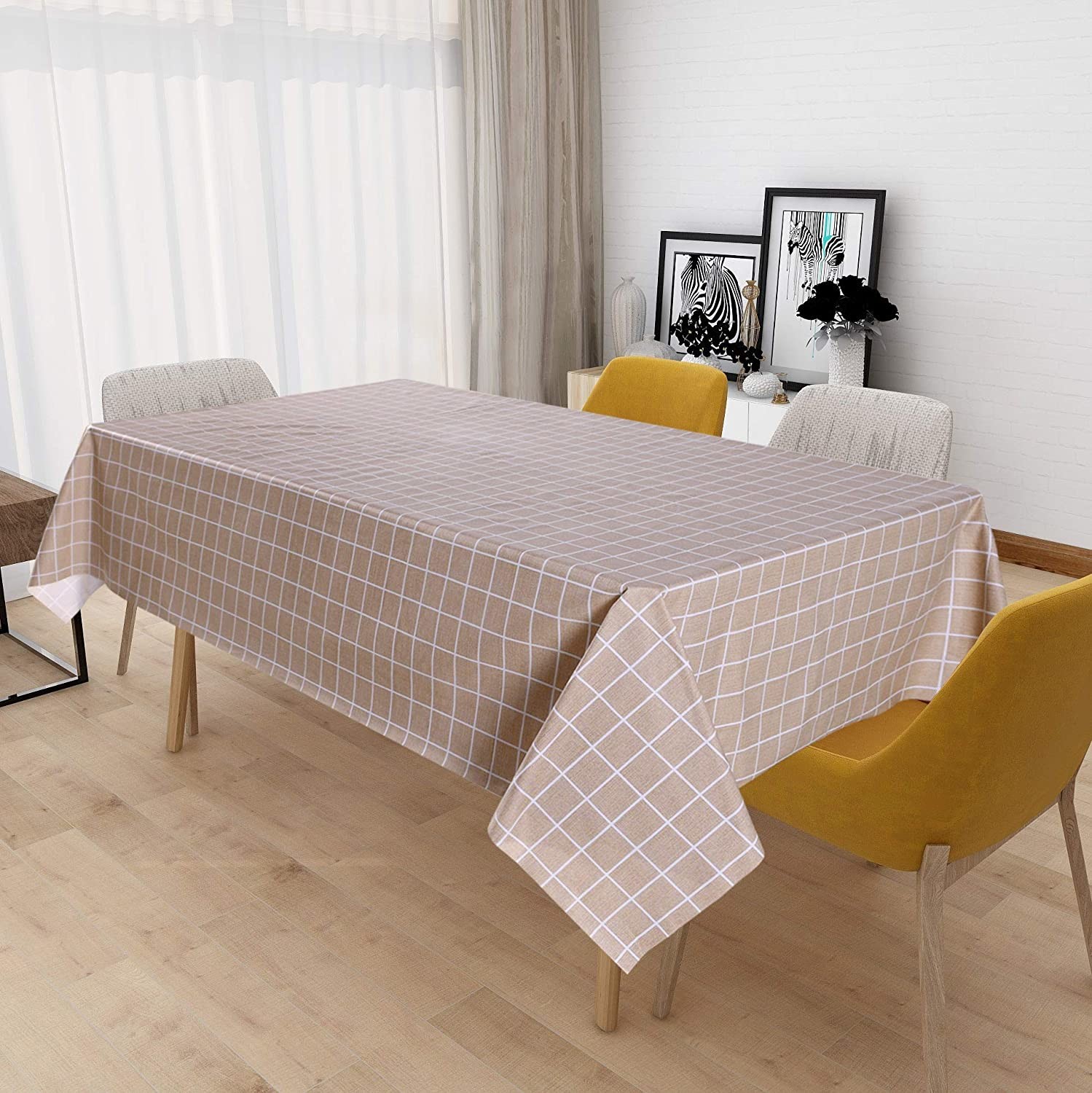 Kitchen Custom Printed Cloth Like Waterproof Disposable Table Cloths