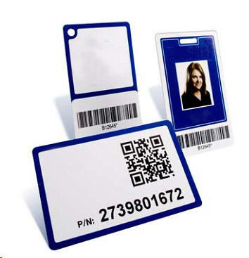 White RFID ID Smart Card / Magnetic Stripe Contactless Smart card rfid access card