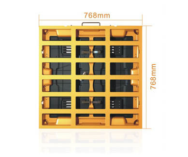 32x16 LED Display Module Hub75 For Full Color LED Advertising Sign Pixel Pitch 8mm