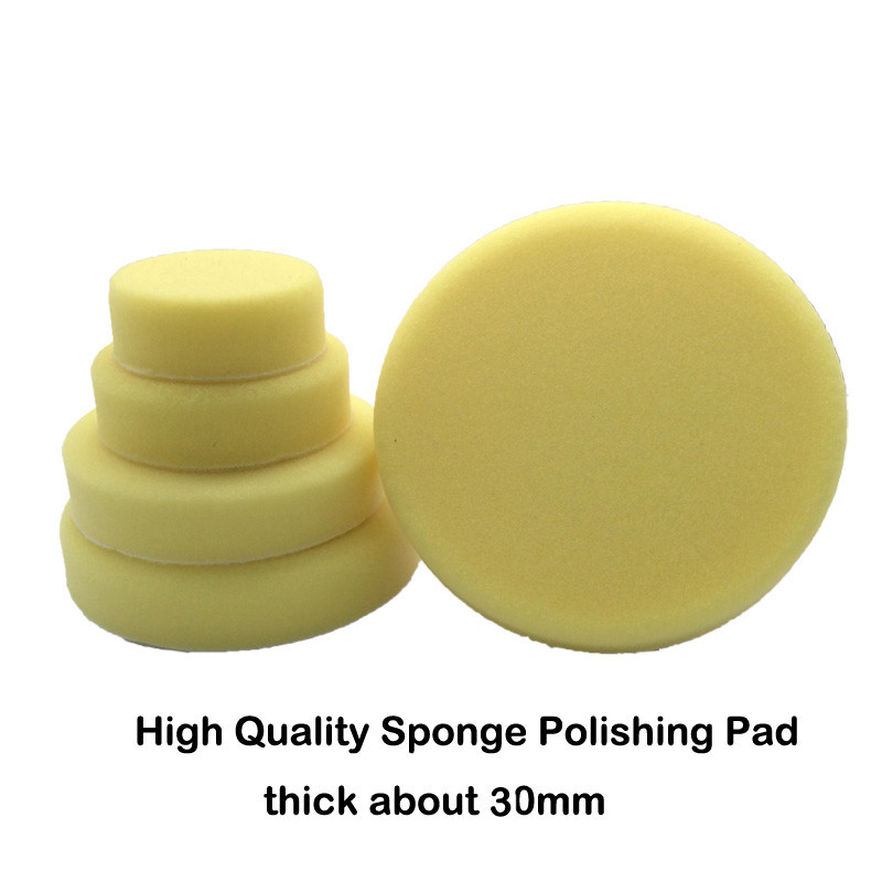 Medium 7 Inch Auto Polishing Pads Car Buffing Pads For Drill With Hook Loop