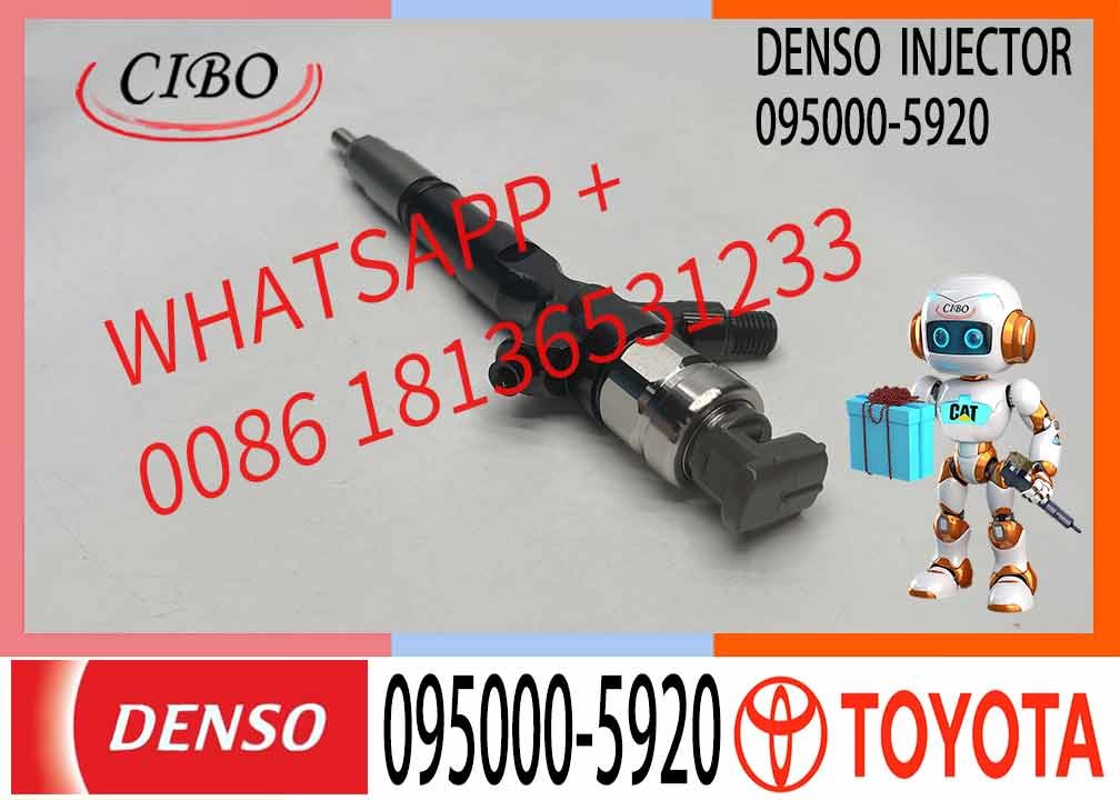 Common Rail Fuel Injector 095000-5920 23670-09070 For Toyota Hilux 1KD 3.0 for denso