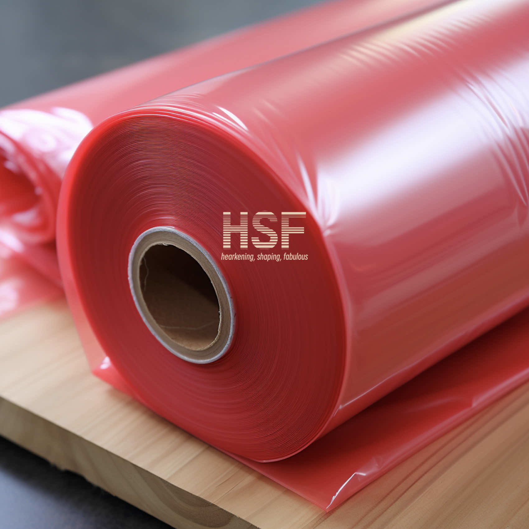 50uM Red Low Density Polyethylene Film Moisture Resistant For Packaging