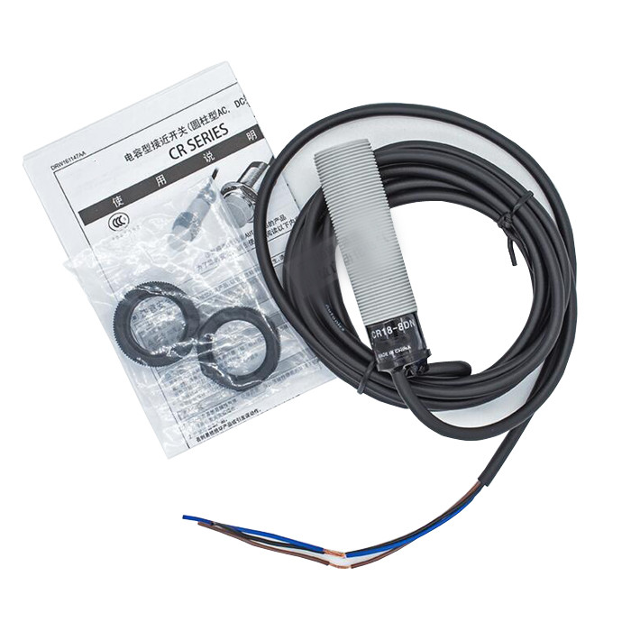 CR18-8DN2 Capacitive Proximity Sensor DC 3-wire 12-24VDC NPN Normally Closed M18 Position Sensors Switch