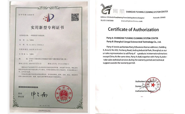 Dry ice blasting Equipment for Air Cylinder Cleaning