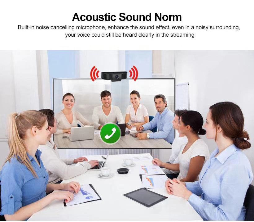 webcam network USB computer camera 1080P high-definition conference microphone beauty live online class