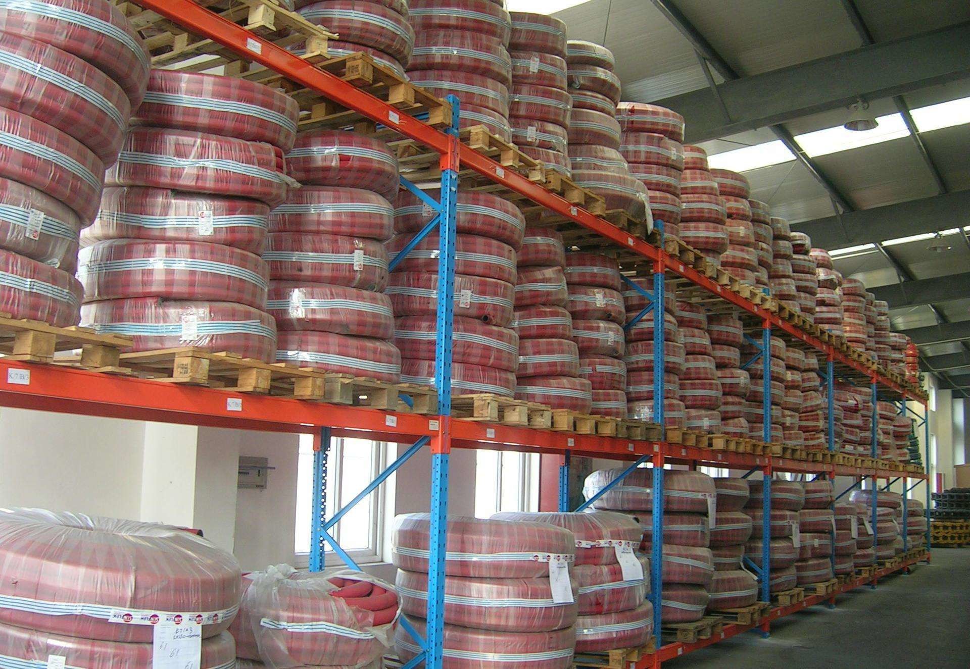 Industrial Pallet Warehouse Storage Racks Stainless Steel 2200kgs/Level Loading Capacity