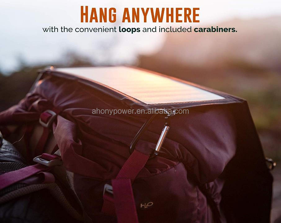 21w Mobile Solar Panel Charger small mini folding solar panel Integrated USB Mobile Phone Solar Charger