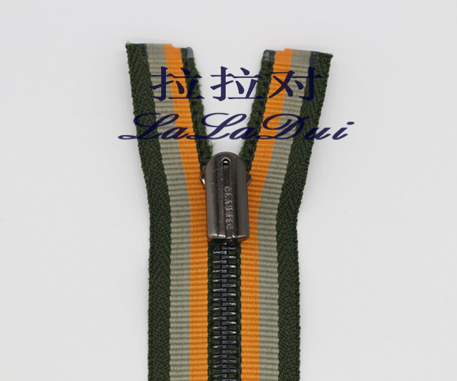 22 Inch Two Way Separating Zipper 5# , Decoration Heavy Duty Coat Zippers