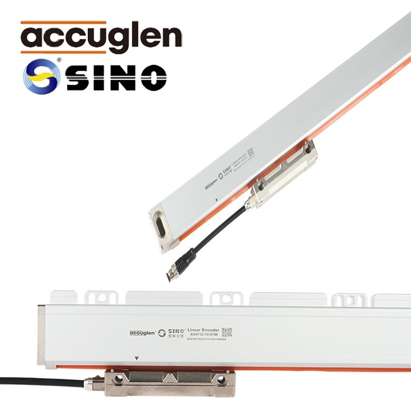Cross Section 16 * 16cm KA-200 Series Milling Lathe Digital Readout Connection Linear Scale Encoder