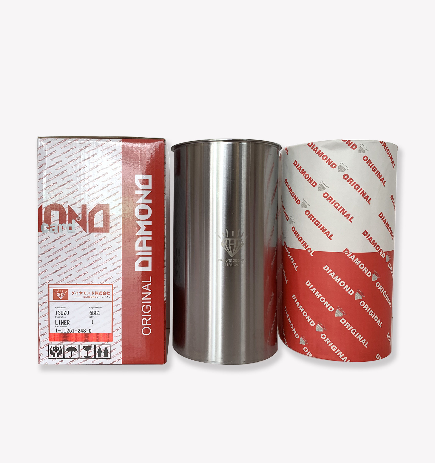 1-11261-248-0 6BG1-4 EX200-6 SH200A3 SL340 ZAX200-3 Excavator Engine Parts Cylinder Liner Kit