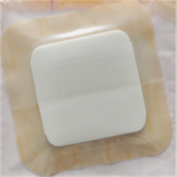 Aseptic Antimicrobial Foam Wound Dressing For Heel Pressure Ulcer 5×5cm