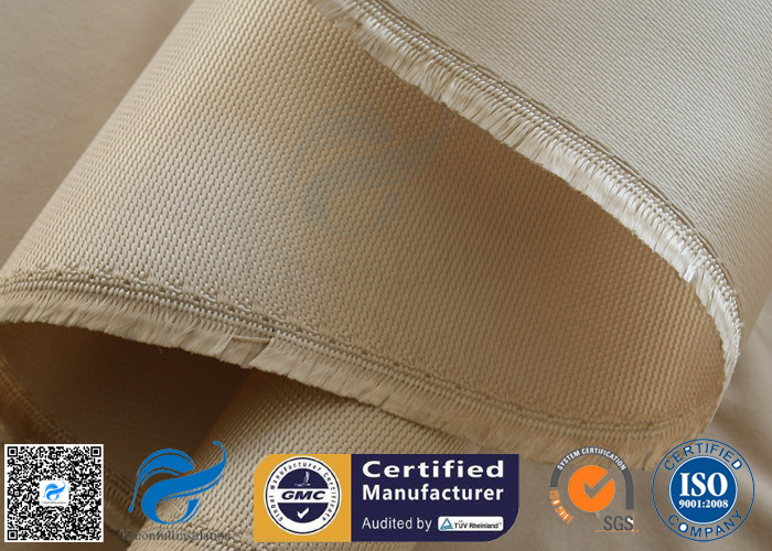 800℃ Silica Fabric Brown 35OZ 91.44CM High Strength Heat Resistant Fire Blanket