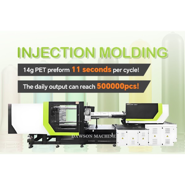 High Productivity Hydraulic PET Preform Injection Molding Machine with 160 Mpa Injection Pressure