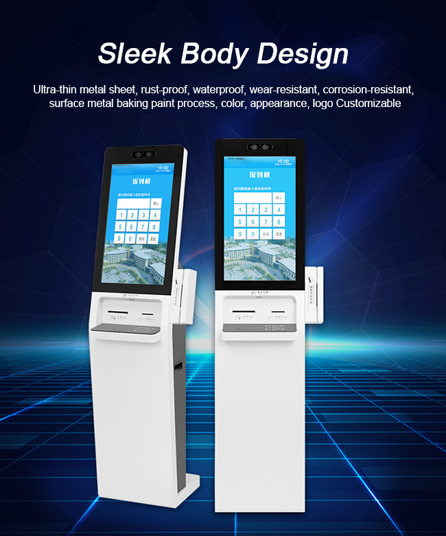 1920*1080 Restaurant Self Ordering Kiosk 27in Self Service Ordering Kiosk