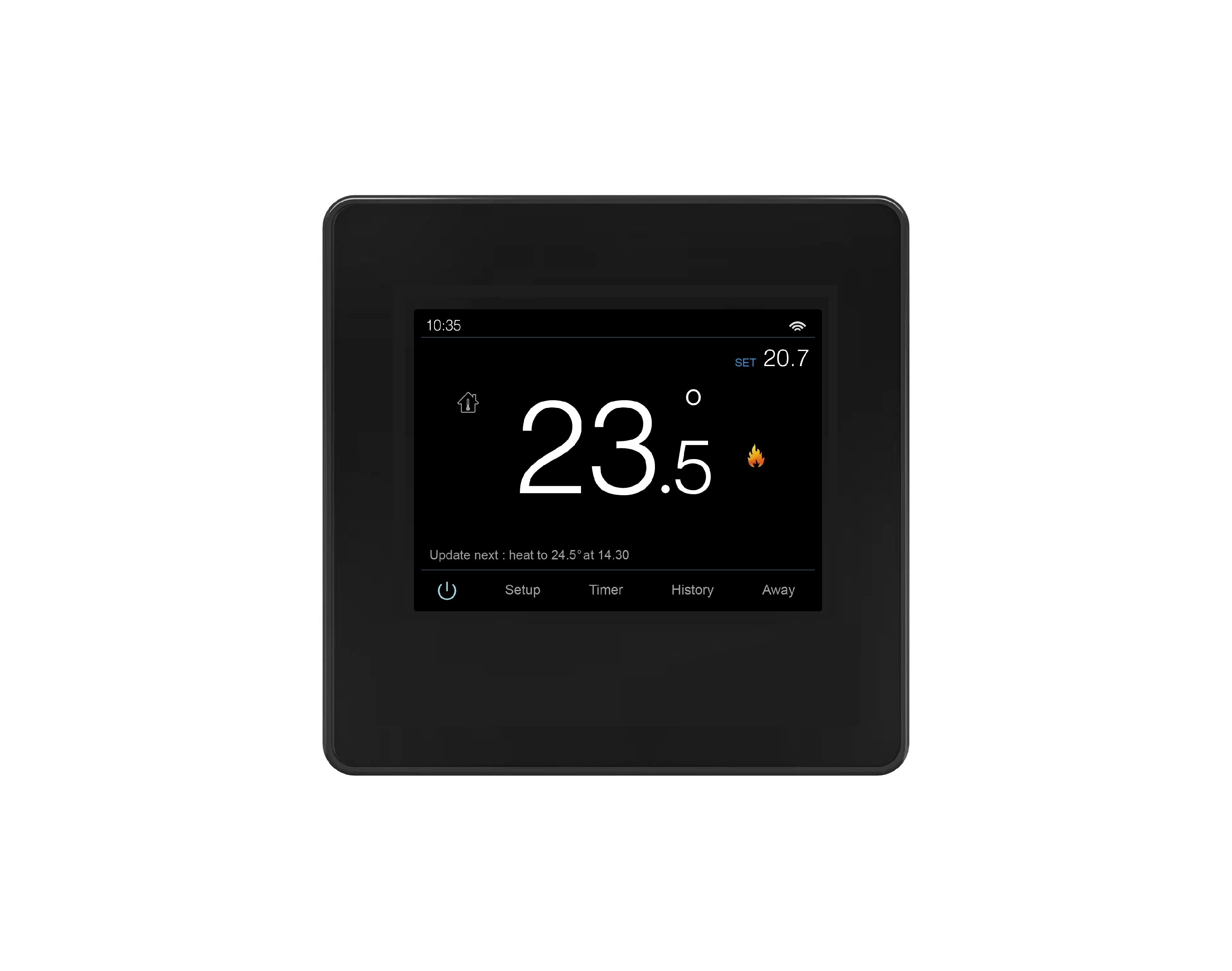 Programmable T5 WiFi Thermostat Heated Floor IP41 Waterproof 3A 16A