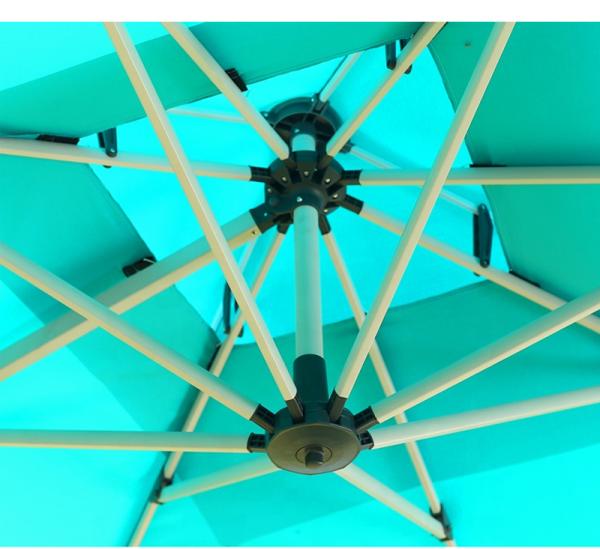 Roma 2.5 M Large Cantilever Parasol For Garden Patio