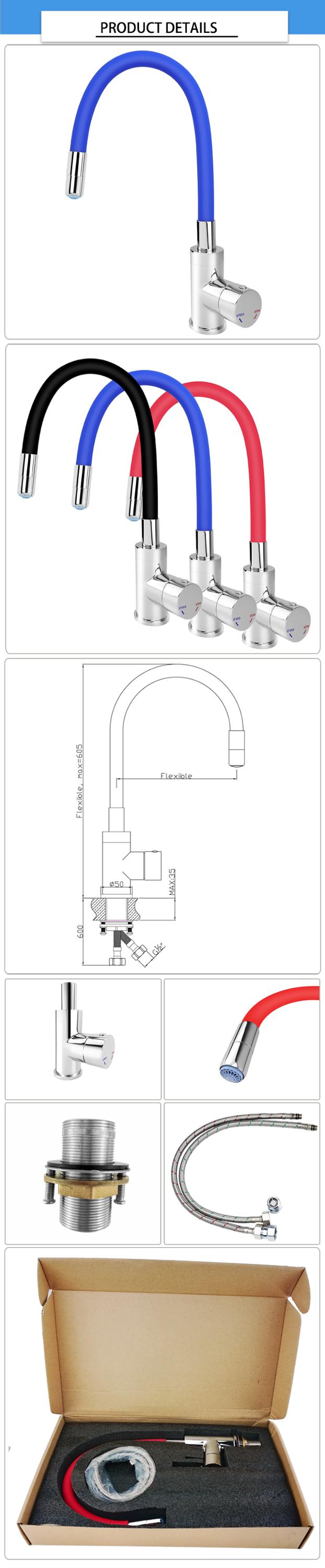 Deck Mounted EN817 12.0L/Min Flexible Touch Water Faucet