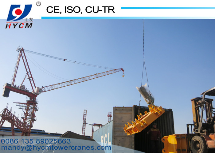 10t Building Luffing Tower Crane D5020 Model 50m Long Jib 2.0t End Load 2*2*3m Mast