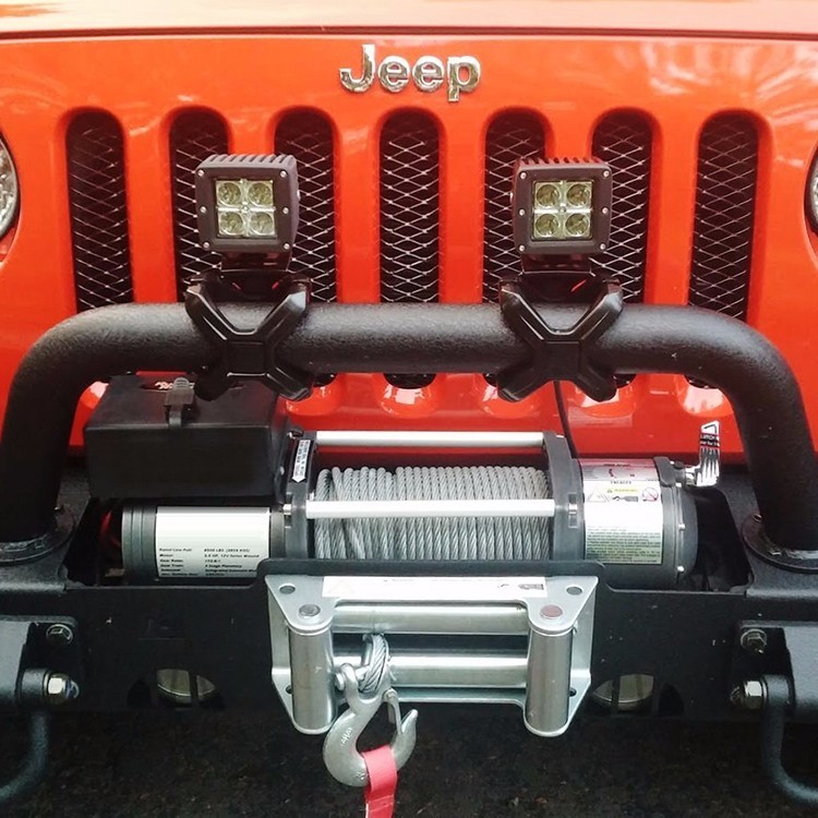 2-3 inch Stainless steel screw Led Light bar brackets Tube X - Clamp for Off-road vehicle SUV,Truck,JEEP