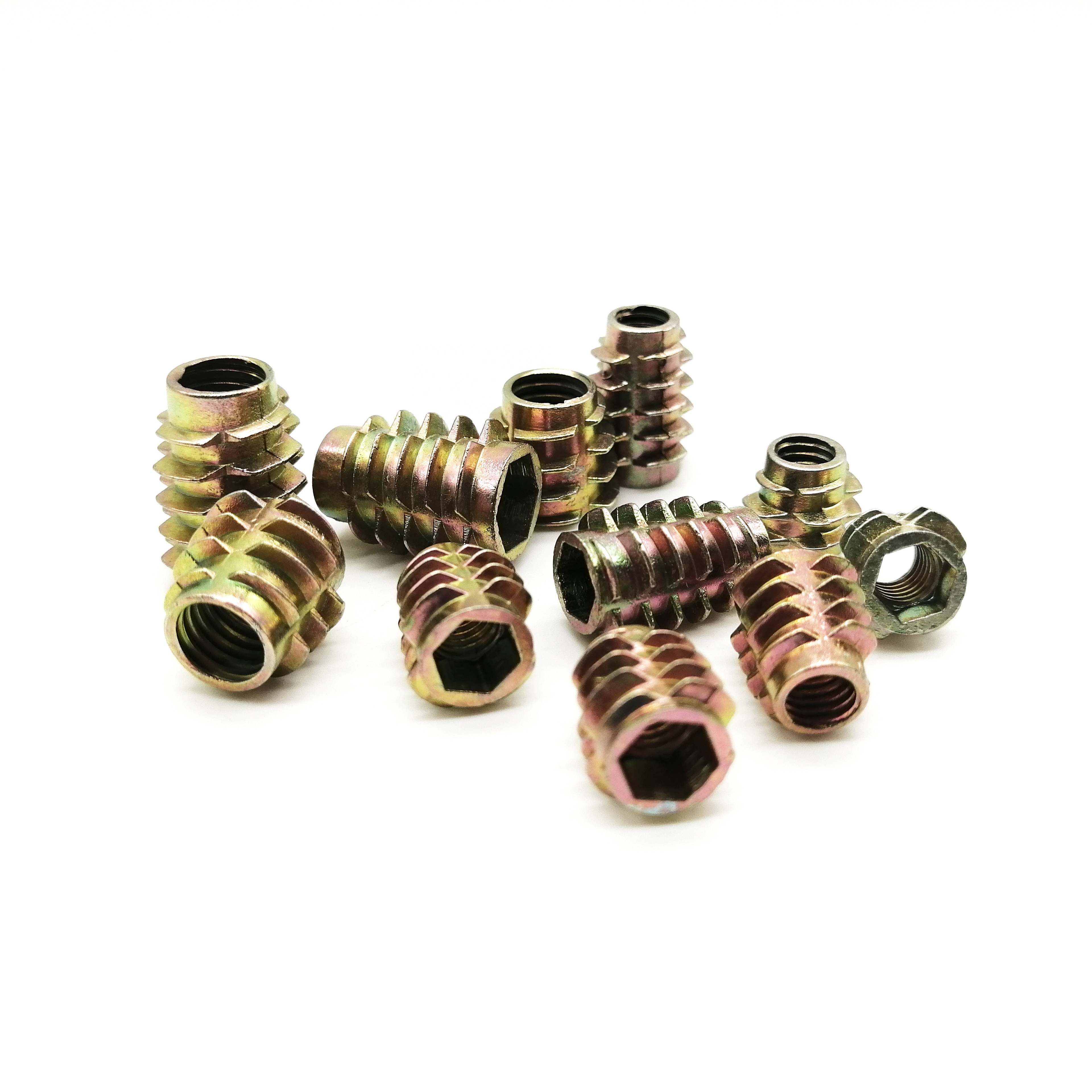 Funiture For Cheap Factory Price Funiture nut Lock Nut Metal Insert Threaded Wood Nut