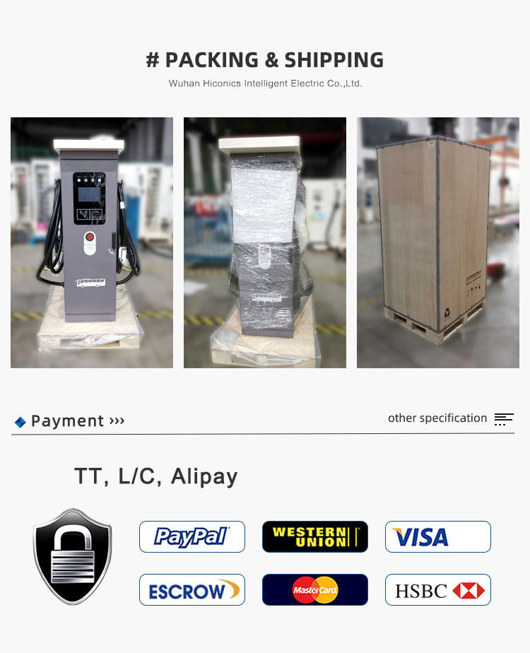 liquid cooled Ultra Fast DC Charger for electric vehicle charging 500A output