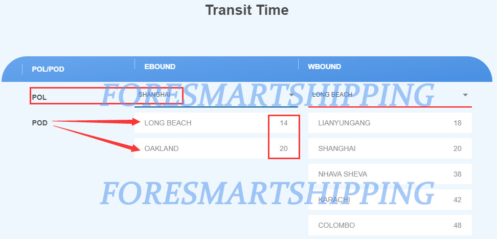 20FT 40FT 40HQ LCL Sea Freight Shipping To USA From China