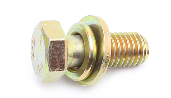 Grade10.9 Color Zinc Cross Recessed Composite Screws Hex Head Combination Screw