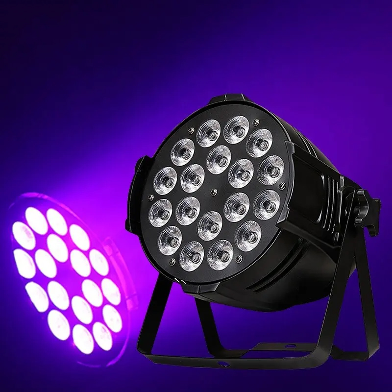 18*10W Aluminum Luz LED Par Uplights For Party Stage Effect RGBW 4in1 DMX Dj