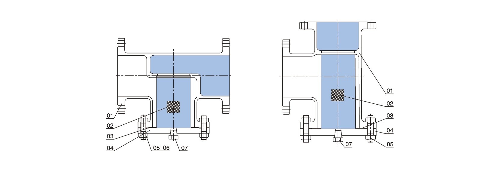 Welded Body T Type Strainer ANSI 150LB / 300LB High Performance 2 Inch - 48 Inch