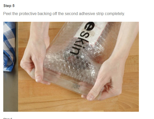 Protective PVC Wine Bag , Portable Wine Bubble Bag For Glass Bottle Protector
