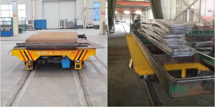 Industry Four Wheels Special Transfer Bogie On Rails