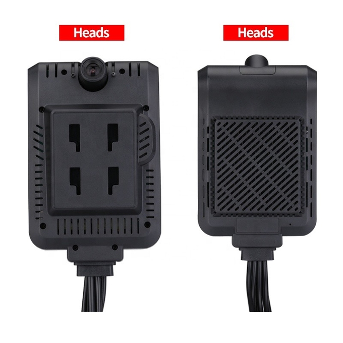 4CH CCTV AI GPS Dash Cam Mobile DVR Camera System for Bus Taxi 512G TF Card ADAS DSM 4G GPS