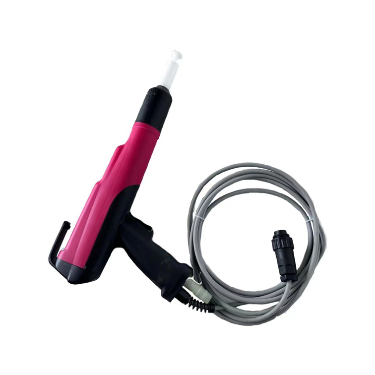 Handheld Powder Spray Gun Metal Surfaces Portable Powder Coating Gun