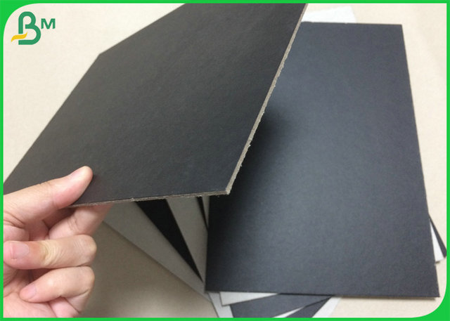 95 x 120cm High Hardness 2mm 2.5mm Black Cardboard Paper For Gift  Package 