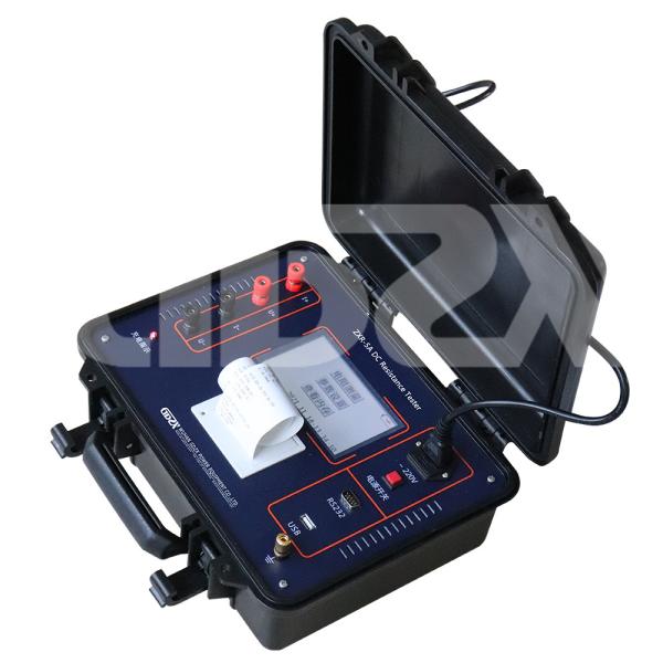 ZXR-5A Portable Yellow AC1.5kV 50Hz DC 5A Transformer Winding Resistance Tester Fast Test