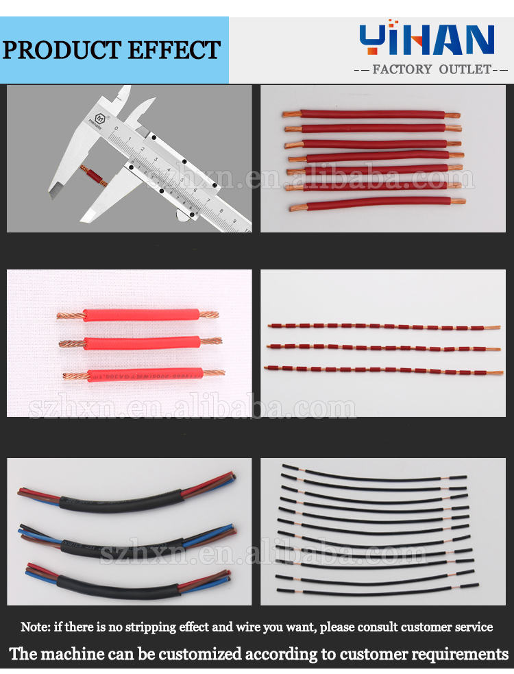 Precision Electrical Wire Cutting and Stripping Machine YH-880 Style for High Speed