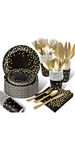 Black and gold
