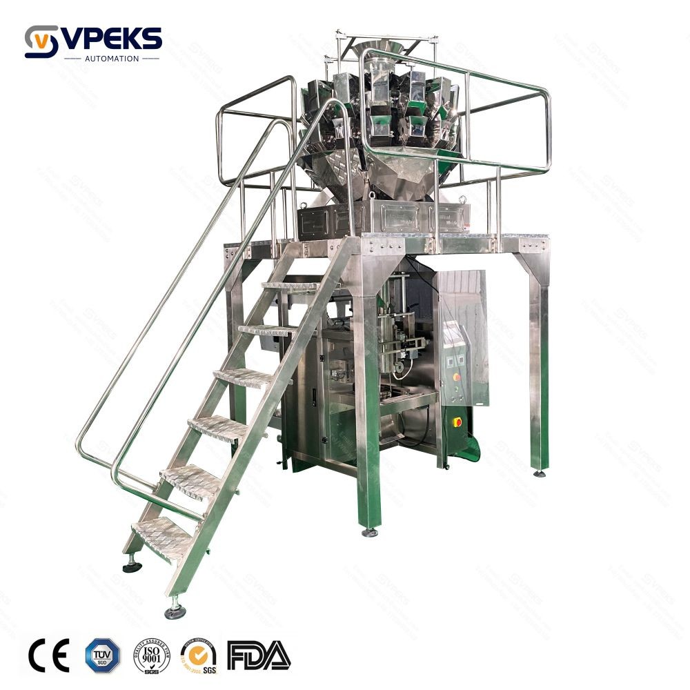 Buy cheap Automatic Multi Head Weigher Packing Machine With Lapel Vertical product