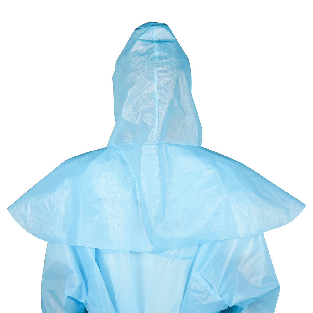 Disposable Elastic Nonwoven Head Cover PE+PP Astronaut Cap Surgeon Hood with Neck Coverage