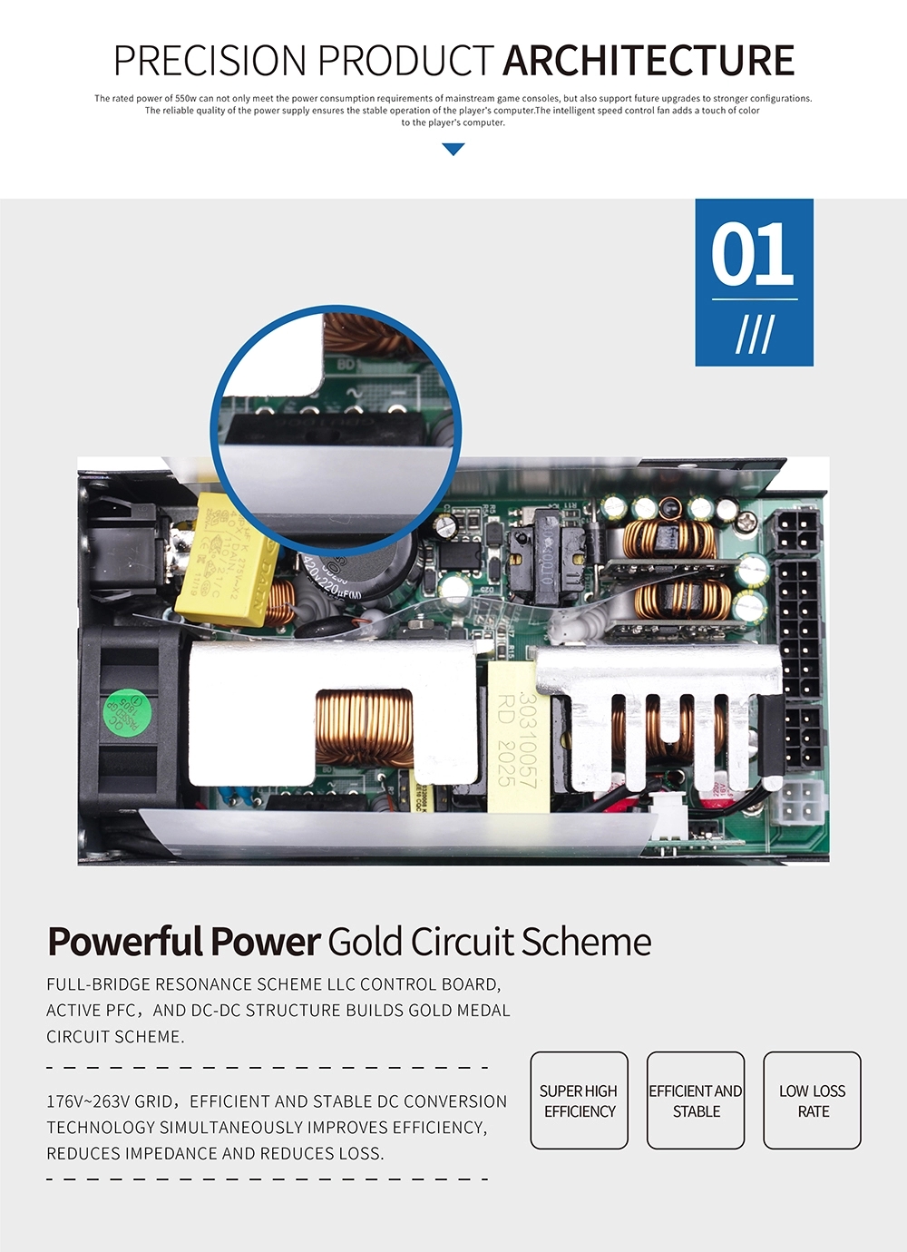 Easy And Simple To Handle Switching power supply new flex power supply 550w efficient 550w flex atx Silence power supply