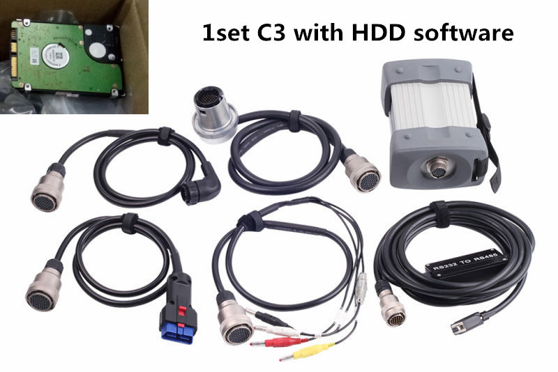 HDD Software Mercedes Multiplexer Star C3 Truck Diagnostic Tools