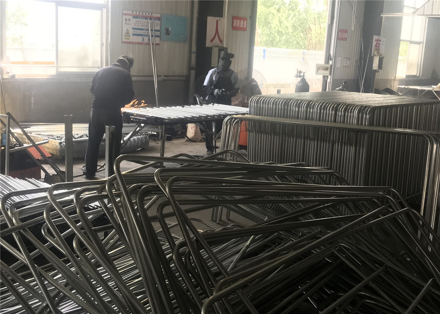 1.5" tubing Crowd Control Barriers